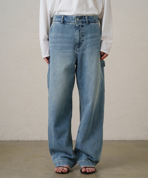 「LOUNGEDRESS」 デニムパンツ LARGE ブルー レディースの画像