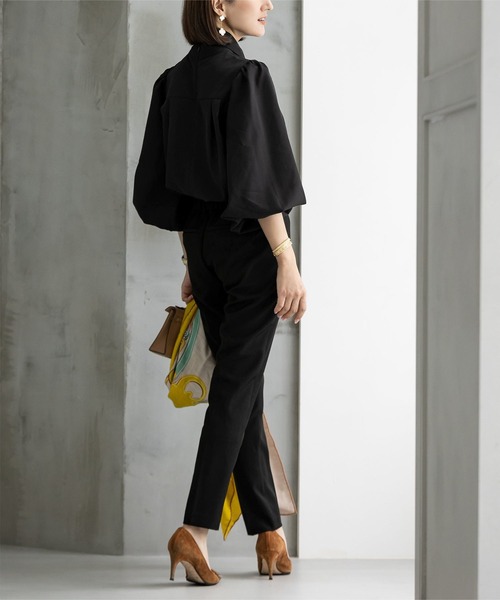 「ur's」 長袖ブラウス L ホワイト レディース_画像9