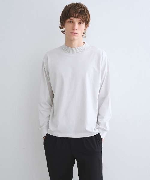 three dots（スリー ドッツ） uvカット tシャツ パウダリーコットン 