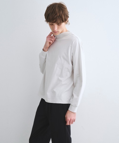 three dots（スリー ドッツ） uvカット tシャツ パウダリーコットン
