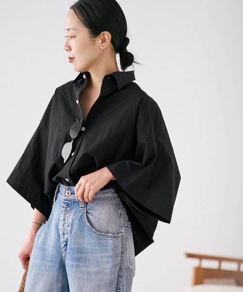 plage（プラージュ） ブラウス シャツ 「追加」Roll Up Cuffs シャツ
