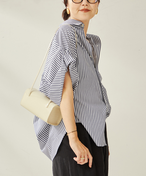 plage（プラージュ） ブラウス シャツ 「追加」Roll Up Cuffs シャツ