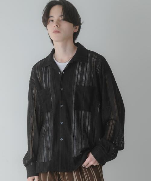 SENSE OF PLACE by URBAN RESEARCH シャツ ダブルポケットオープン