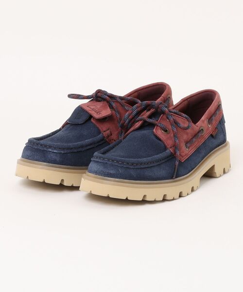 Clarks（クラークス） デッキシューズ CLEYHILL BOAT メンズシューズ