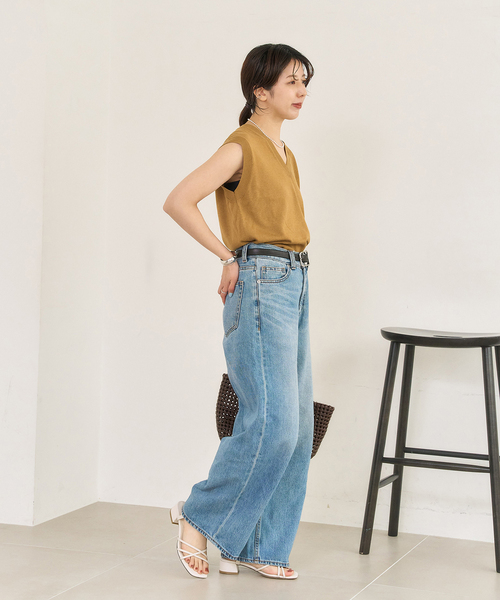 サンダル 3.5cmスクエア2WAYサンダル レディースの画像