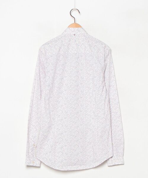 「Pretty Green」 ドット柄長袖シャツ 2 ピンク メンズ_画像2