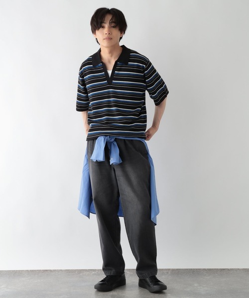 GLOBAL WORK（グローバルワーク） ワイドパンツ ジーンズ COOLデニム