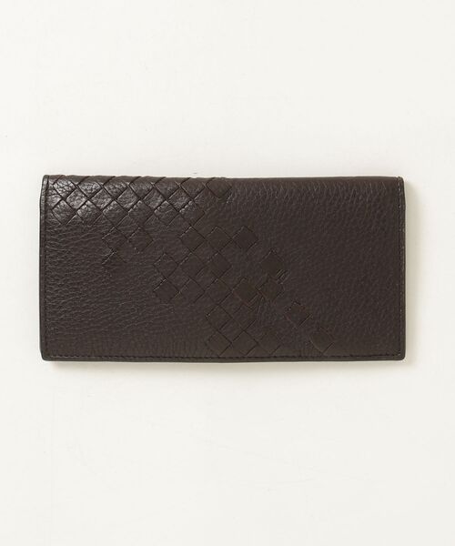 【美品】ボッテガヴェネタ イントレチャート　ブラウン BOTTEGA VENETA（ボッテガ・ヴェネタ） イントレチャート 財布