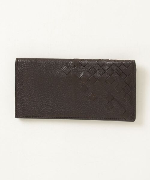 Bottega Veneta イントレチャートダークブラウン BOTTEGA VENETA（ボッテガ・ヴェネタ） イントレチャート 財布
