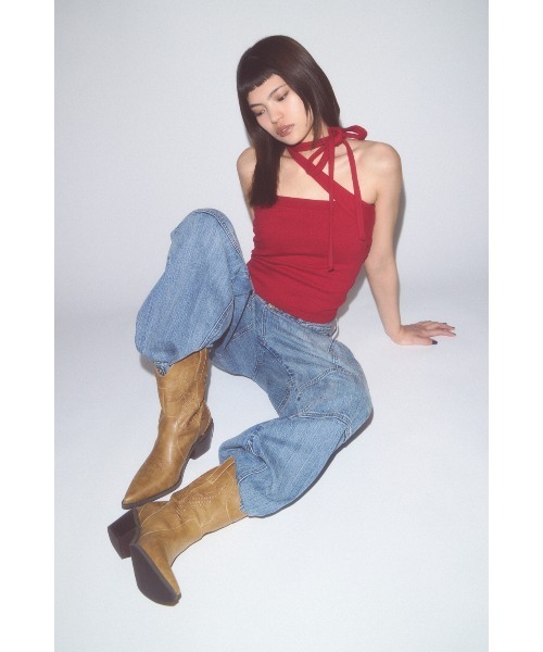 LAGUA GEM ラグアジェムCOVERDVINTAGEWESTERN ブーツ LAGUA GEM（ラグアジェム） ブーツ WESTERN SHORT ブーツ レディース