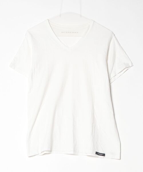BURBERRY（バーバリー） 半袖Tシャツ M ホワイト メンズ : ZOZOTOWN