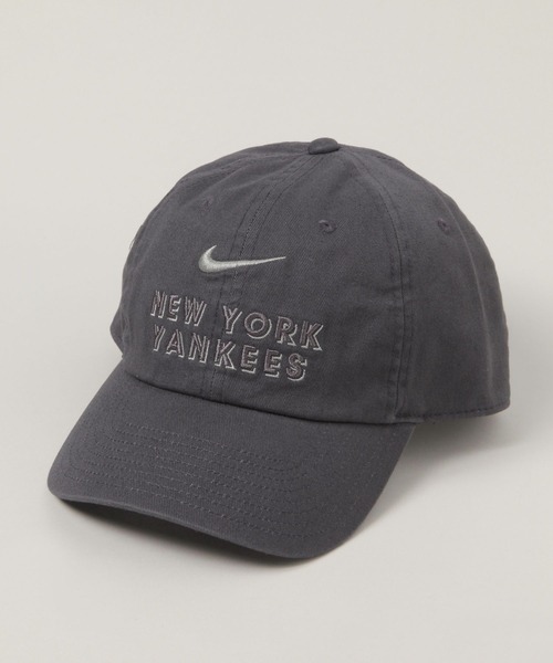 キャップ 帽子 90s NIKE ナイキ 刺繍 ワンポイント 黒 グレー 美品 RAGEBLUE（レイジブルー） キャップ 帽子 「NIKE/ナイキ」Club UO 刺繍