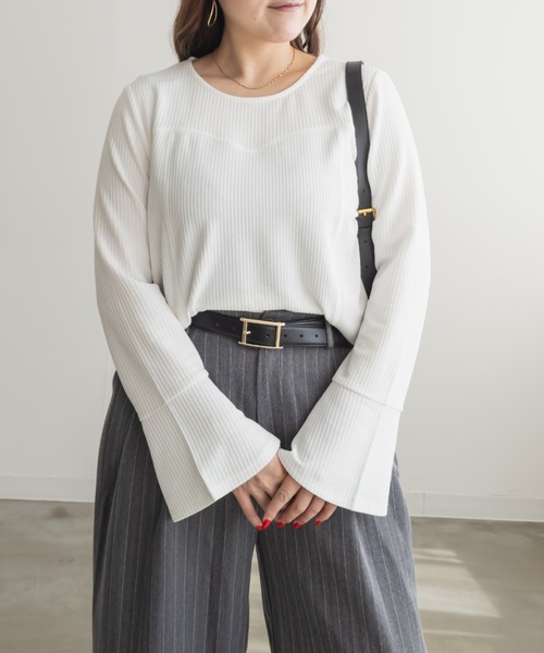 「CLETTE」 長袖カットソー 3L ブラック レディース_画像8
