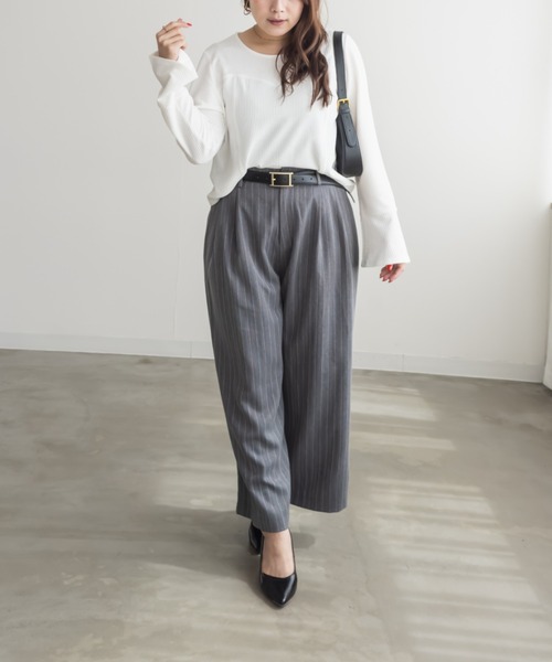 「CLETTE」 長袖カットソー 3L ブラック レディース_画像9