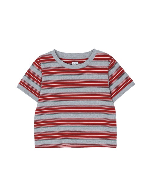 Ungrid（アングリッド） tシャツ 半袖 マルチボーダーコンパクトTee