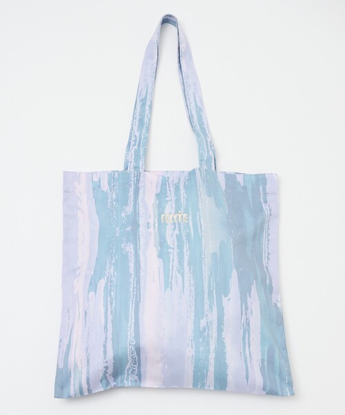 NOMINE（ノミネ） トートバッグ アイコン刺繍 ペイント柄アート
