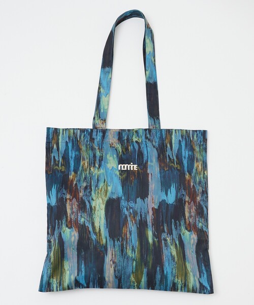 NOMINE（ノミネ） トートバッグ アイコン刺繍 ペイント柄アート