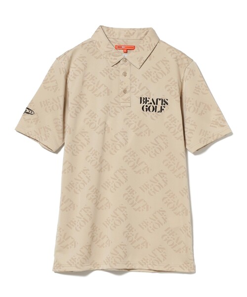 「BEAMS GOLF」 半袖ポロシャツ SMALL ネイビー メンズ_画像6