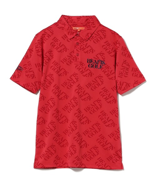 「BEAMS GOLF」 半袖ポロシャツ SMALL ネイビー メンズ_画像9