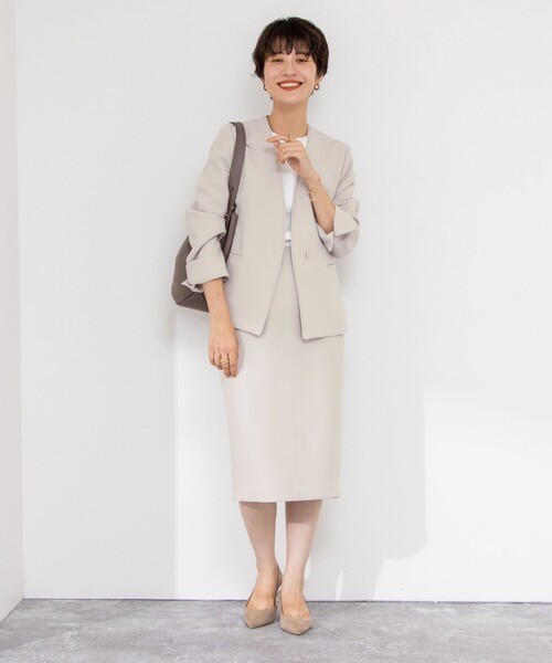 「NOLLEY'S Sophi」 ノーカラージャケット 38 ブラック レディース_画像3