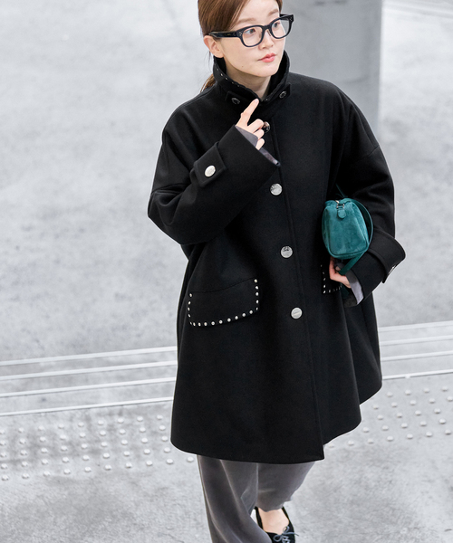 mackintosh ウールダブルコート IENA（イエナ） コート アウター MACKINTOSH NEW HUMBIE STUDS MB