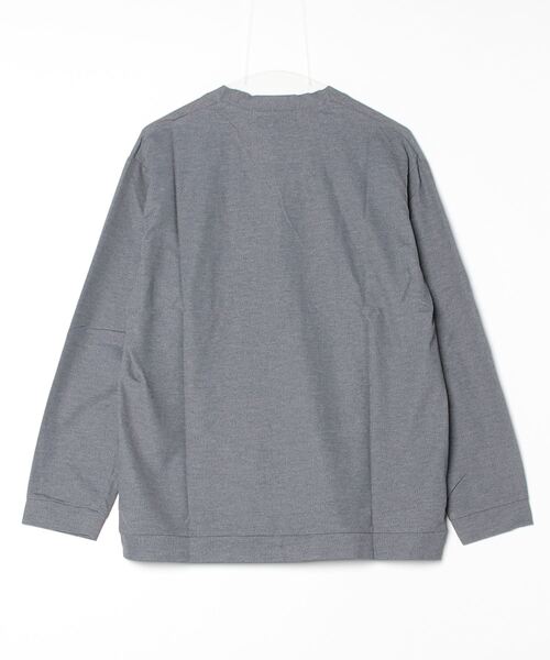 「green label relaxing」 長袖シャツ L グレー メンズ_画像3