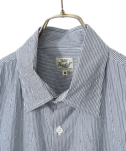 好評通販 シャツ ブラウス GOLD / ゴールド:WASHER BROAD STRIPE BIG SHIRT:21A-GL38664 ZOZOTOWN PayPayモール店 - 通販 - PayPayモール 正規店お得