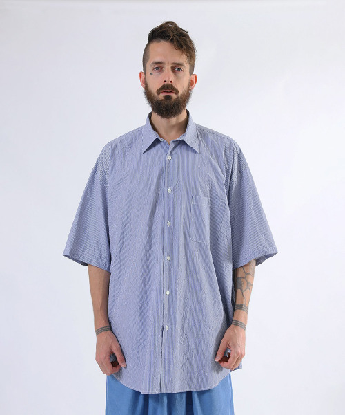 好評通販 シャツ ブラウス GOLD / ゴールド:WASHER BROAD STRIPE BIG SHIRT:21A-GL38664 ZOZOTOWN PayPayモール店 - 通販 - PayPayモール 正規店お得