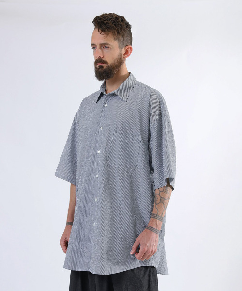 好評通販 シャツ ブラウス GOLD / ゴールド:WASHER BROAD STRIPE BIG SHIRT:21A-GL38664 ZOZOTOWN PayPayモール店 - 通販 - PayPayモール 正規店お得