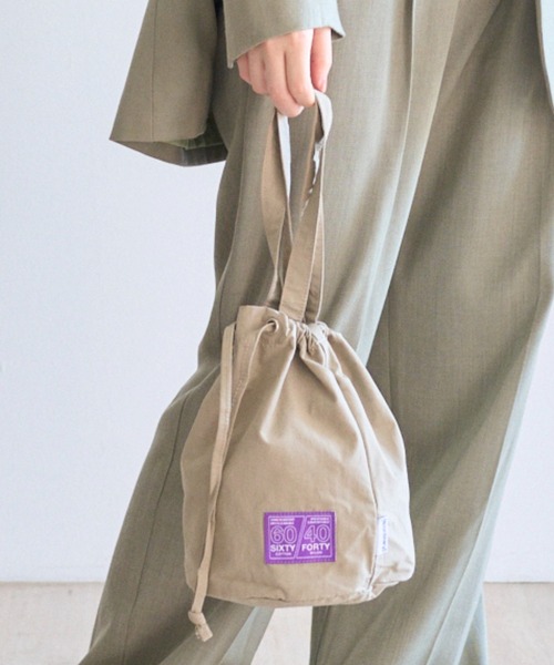 PR01. ドラムバッグ 「N/ordinary」W DRAW STRING POUCH メンズ  