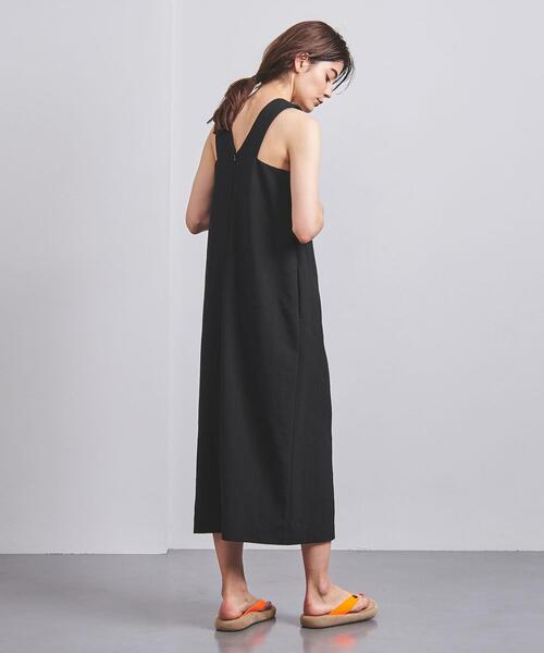 ワンピース ＜UNITED ARROWS＞L/PE バックV ワンピース W ワンピース
