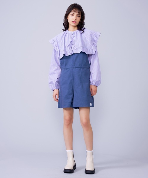 MILKFED.ミニサロペット MILKFED. サロペット オーバーオール MINI SALOPETTE レディース