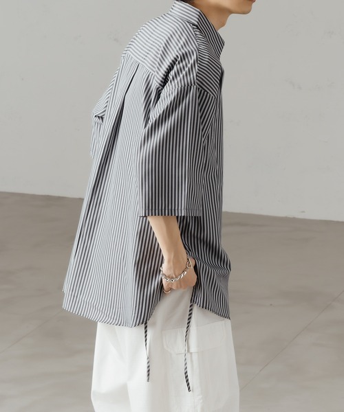 epnok ジャケットライクハーフスリーブシャツ epnok シャツ 「EPNK」Jacket like half sleeve shirt
