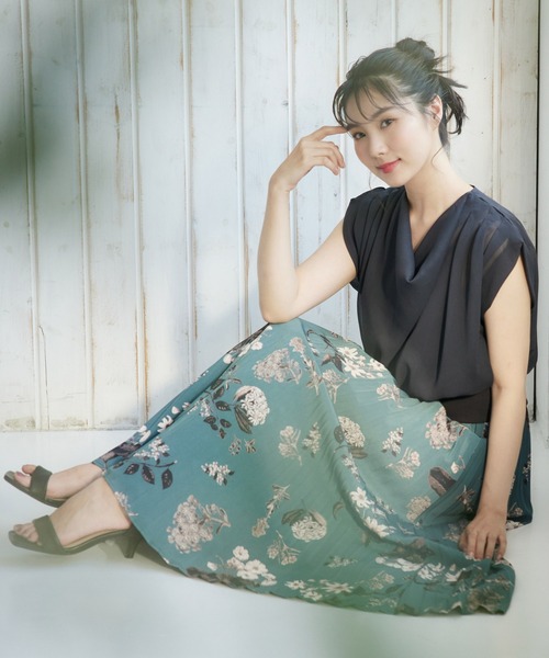 12Twelve Agenda スカート アソート花柄プリーツスカート