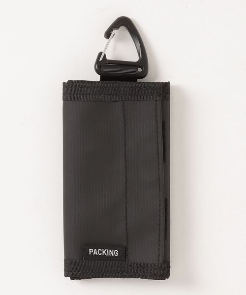 PACKING ブラック コンパクト財布 楽天市場】PACKING / COMPACT WALLET MAT BLACK (パッキング