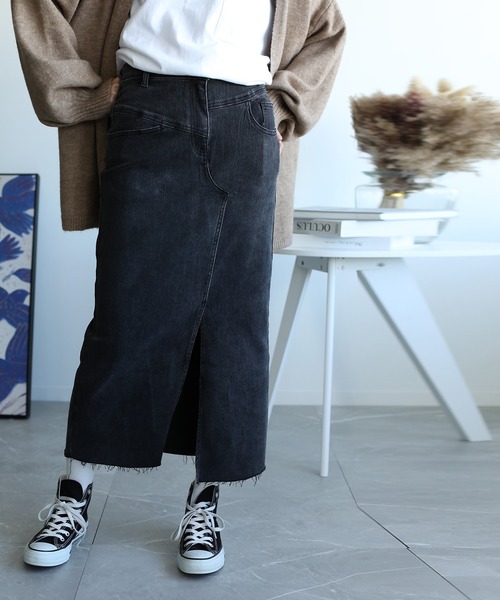 Y's 黒いタイトスカート 前後異素材 Y's 黒いタイトスカート 前後異素材 Amazon.co.jp: [WANSHIX] 黒
