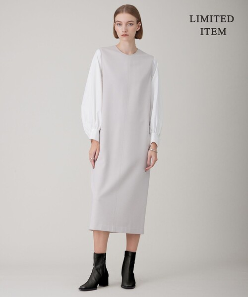 ICB（アイシービー） ワンピース 「WEB限定・洗える」ストレッチポンチ