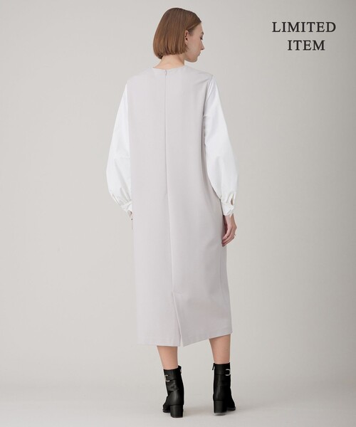 icb ワンピース　L WEB＆一部店舗限定】LightVintageSatin ワンピース / ICB L