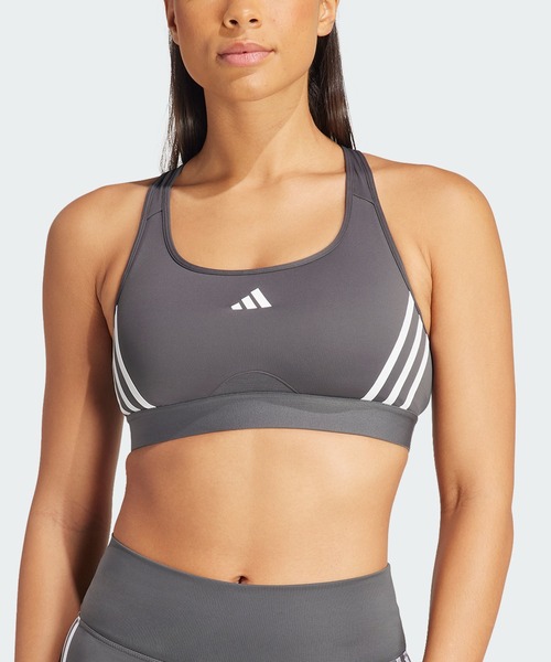 adidas（アディダス） スポーツブラ Powerimpactトレイン ミディアム