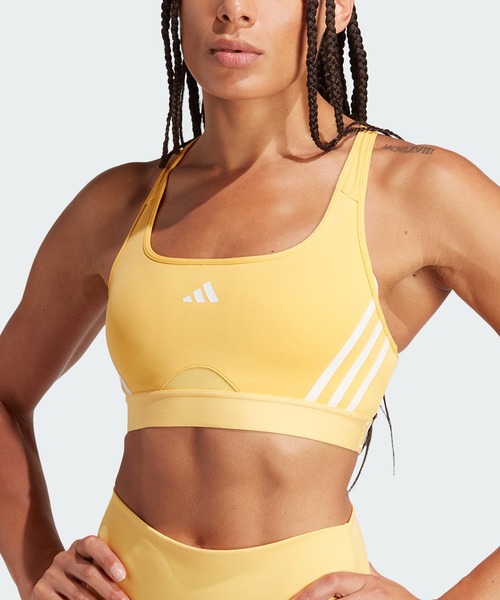 adidas スポーツブラ Powerimpactトレイン ミディアムサポート
