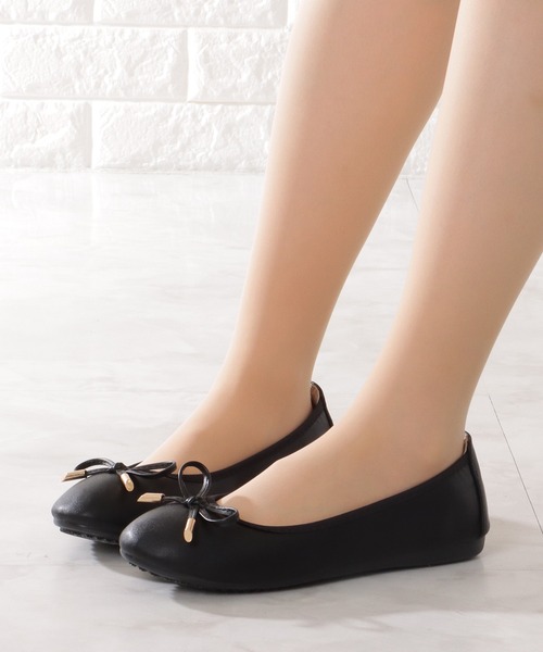 新品未使用 jw pei バレエフラットパンプス りぼん Lace Ladies（レースレディース） バレエシューズ パンプス ラウンド