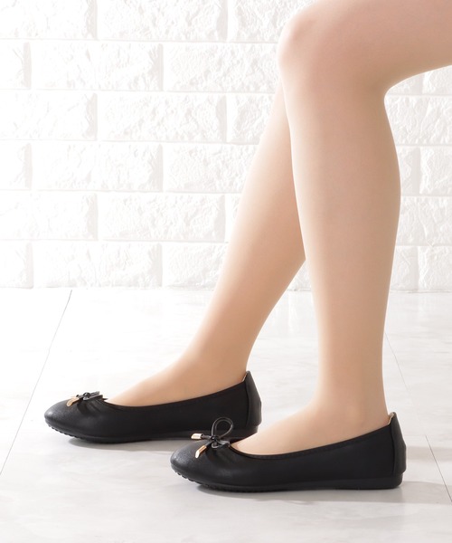 新品未使用 jw pei バレエフラットパンプス りぼん Lace Ladies（レースレディース） バレエシューズ パンプス ラウンド