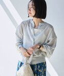 カーディガン サラコシアーテンジク2WAYニッ...の詳細画像1