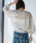 カーディガン サラコシアーテンジク2WAYニッ...の詳細画像2