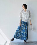 カーディガン サラコシアーテンジク2WAYニッ...の詳細画像5