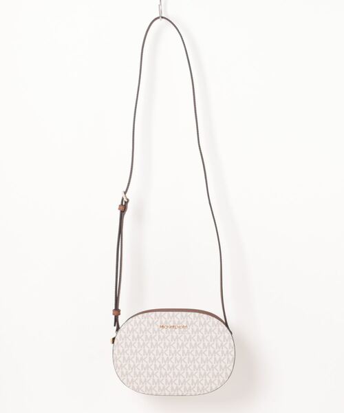 MICHAEL KORS オーバル型ショルダーバッグ　新品同様 MICHAEL KORS ショルダーバッグ バッグ JET SET TRAVEL オーバル