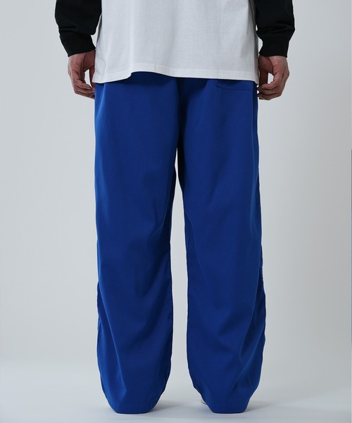 LYFT/リフト 2ラインワイドトラックパンツブルー　Lサイズ LÝFT Half Cut 2 Line Pants - Black