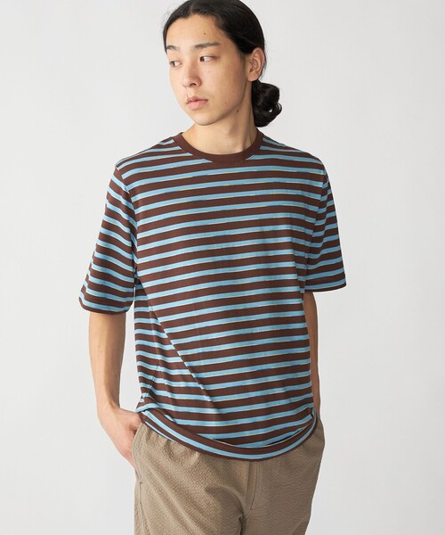 SHIPS（シップス） tシャツ SHIPS: カスリ マルチ ボーダー Tシャツ