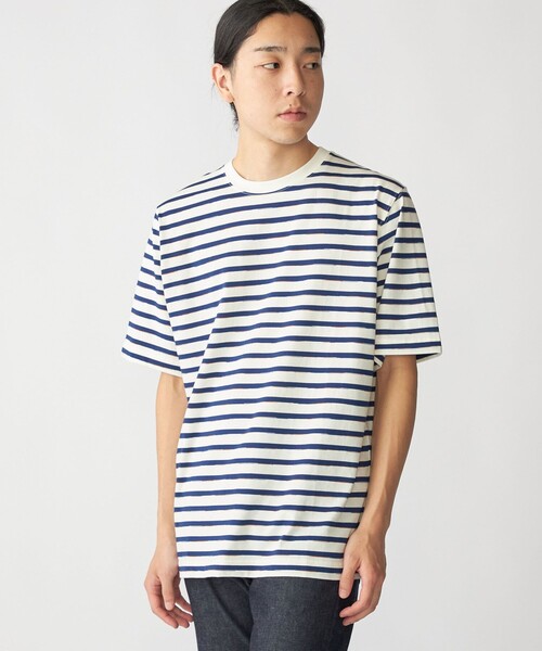 SHIPS（シップス） tシャツ SHIPS: カスリ マルチ ボーダー Tシャツ