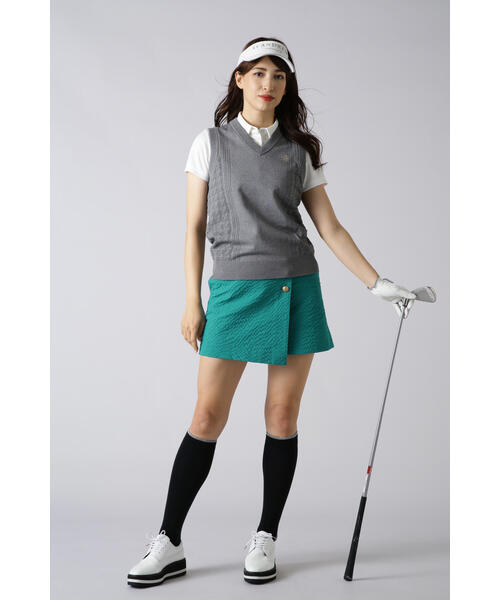 St ANDREWS スカート 「St ANDREWS」サッカーストライプストレッチ